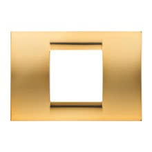 PLACCA 2 POS.ORO ANTICO PLAYBUS - GEWISS GW32062 product photo