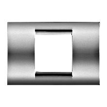 PLACCA 2 POS.CROMO SOFT PLAYBUS - GEWISS GW32072 - GEWISS GW32072 product photo