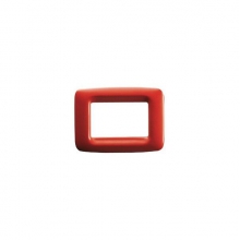 PLACCA 6 MODULI STONDATE TECNOPOLIMERO ROSSO GERANIO - GEWISS GW32346 product photo