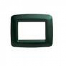 PLACCA 3 MODULI VERDE RACING PLAYBUS YOUNG - GEWISS GW32383 product photo