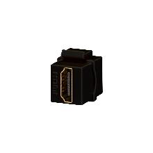 ACCOPPIATORE HDMI KEYSTONE JACK NERO - GEWISS GW38056 - GEWISS GW38056 - GEWISS GW38056 product photo