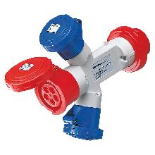 AD.ST.3P+N+T 16A 400V 2X2P+T/1X3P+N+T - GEWISS GW64059 - GEWISS GW64059 - GEWISS GW64059 product photo