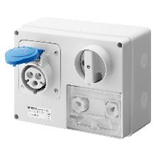 PRESA BL.OR.C.F.2P+T 16A 230V 6H CBF - GEWISS GW66026 - GEWISS GW66026 - GEWISS GW66026 product photo