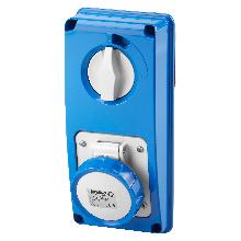 PR.BL IP67 S.F.2P+T 16A 230V 6H SBF - GEWISS GW66304N product photo