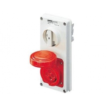 PRESA BLOCCATA VR.S.F.3P+T 32A - GEWISS GW66319 product photo