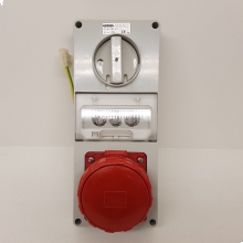 PRESA BLOCCATA VR.S.F.3P+T 63A 400V 6H CBF - GEWISS GW66352 product photo