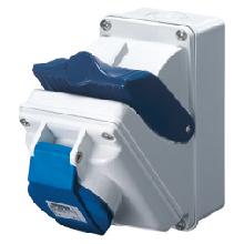 COMBIBLOC C.F.IP44 2P+T 32A 230V 6H - GEWISS GW66415 - GEWISS GW66415 - GEWISS GW66415 product photo