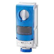 PRESA BL.IP66 S.F.2P+T 16A 230V 6H A.M - GEWISS GW66827 - GEWISS GW66827 - GEWISS GW66827 product photo