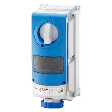 PRESA BL.IP66 C.F.2P+T 16A 230V 6H A.M - GEWISS GW66977 - GEWISS GW66977 - GEWISS GW66977 product photo