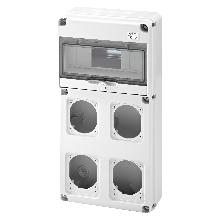 Q-DIN 10M 4FLANGE PR.16/32A IP65 - GEWISS GW68003N product photo