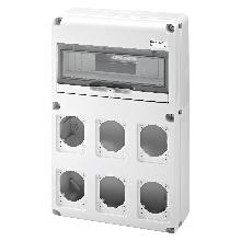 Q-DIN 14M 6FLANGE PR.16/32A IP65 - GEWISS GW68008N product photo