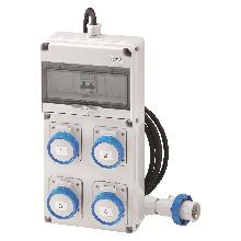 Q-DIN10 ASC IEC 2X2P 2X3P16A MOBILE - GEWISS GW68204N product photo