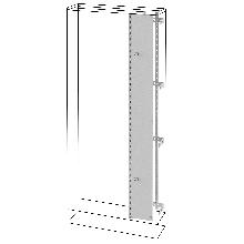 QDX 630L PARETE VANO CAVI INT 1200X200 - GEWISS GWD3033 - GEWISS GWD3033 product photo