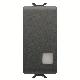 PULSANTE 1M 1P NA 16A ILL.SEGN.NERO - GEWISS GW12133 - GEWISS GW12133 product photo Photo 01 2XS