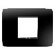 PLACCA ONE 2P NERO TONER - GEWISS GW16102TN - GEWISS GW16102TN - GEWISS GW16102TN product photo Photo 01 2XS