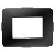 PLACCA ONE 3P NERO SATINATO - GEWISS GW16103VN - GEWISS GW16103VN - GEWISS GW16103VN product photo Photo 01 2XS