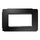 PLACCA ONE 4P NERO SATINATO - GEWISS GW16104VN - GEWISS GW16104VN - GEWISS GW16104VN product photo Photo 01 2XS