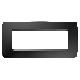 PLACCA ONE 6P NERO SATINATO - GEWISS GW16106VN - GEWISS GW16106VN - GEWISS GW16106VN product photo Photo 01 2XS