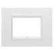 PLACCA LUX 3P METAL BIANCO SATIN.MONOCHR - GEWISS GW16203XW - GEWISS GW16203XW product photo Photo 01 2XS