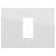 PLACCA GEO 1P BIANCO LATTE - GEWISS GW16401TB - GEWISS GW16401TB product photo Photo 01 2XS