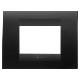 PLACCA GEO 3P NERO SATINATO - GEWISS GW16403VN - GEWISS GW16403VN - GEWISS GW16403VN product photo Photo 01 2XS