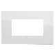 PLACCA GEO 4P BIANCO LATTE - GEWISS GW16404TB - GEWISS GW16404TB product photo Photo 01 2XS
