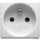PRESA 2P+T 16A ST.FRANCESE SCH.SY/WT - GEWISS GW20207 - GEWISS GW20207 product photo Photo 01 2XS