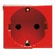 PRESA 2P+T 16A ST.TEDESCO ROSSA - GEWISS GW20297 - GEWISS GW20297 - GEWISS GW20297 product photo Photo 01 2XS