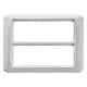 PLACCA 12 POS.BIANCO NUVOLA TOP SYSTEM - GEWISS GW22508 - GEWISS GW22508 product photo Photo 01 2XS