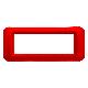 PLACCA 6 POS.ROSSO GERANIO TOP SYSTEM - GEWISS GW22526 product photo Photo 01 2XS