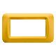 PLACCA 4 POS.GIALLO MAIS TOP SYSTEM - GEWISS GW22584 - GEWISS GW22584 product photo Photo 01 2XS