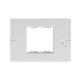 PLACCA 2 POS.BIANCO COMPACT - GEWISS GW24002 product photo Photo 01 2XS