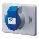PRESA IEC309 2P+T 16A 220V IP44 INCASSO - GEWISS GW26420 - GEWISS GW26420 product photo Photo 01 2XS