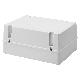 Cassetta di derivazione con coperchio alto a vite - ip56 - dimensioni interne 380x300x180 - pareti lisce - gwt960ºc - grigio ral 7035 - GEWISS GW44260 product photo Photo 01 2XS