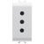 PRESA STANDARD ITALIANO 250V AC - 2P+T 10A - P11 - 1 MODULO - BIANCO - CHORUS - GEWISS GW10201 product photo Photo 02 2XS
