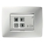 TASTIERINO PARZIALE RF ANTIFURTO BIANCO PL.ONE - GEWISS GW10862 product photo Photo 01 2XS