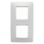 PLACCA ONE INT.2+2P V.71 BIANCO LATTE - GEWISS GW16124TB product photo Photo 01 2XS