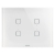 PLACCA ICE TOUCH KNX BIANCO 4 SIMBOLI - GEWISS GW16964CB product photo Photo 01 2XS