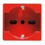PRESA 2P+T 16A BIV.ST.ITALIANO/TED.ROSSA - GEWISS GW20296 product photo Photo 01 2XS
