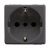 PRESA 2P+T 16A ST.ITALIANO/TED.SY/BK - GEWISS GW21205 product photo Photo 02 2XS