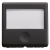 PULSANTE CON TARGA P.NOME 2M ILLUM.SY/BK - GEWISS GW21591 - GEWISS GW21591 product photo Photo 02 2XS
