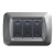 PULSANTIERA 3 CANALI + PLACCA TIT.S/B/T - GEWISS GW21993 - GEWISS GW21993 product photo Photo 03 2XS