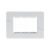 PLACCA 3 POSTI BIANCO COMPACT - GEWISS GW24003 product photo Photo 01 2XS