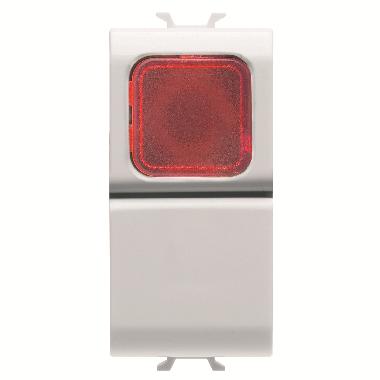 PULSANTE 1M 1P NA 16A SPIA ROSSA BIANCO - GEWISS GW10143 - GEWISS GW10143 - GEWISS GW10143 product photo Photo 01 3XL