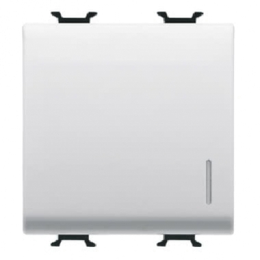 PULSANTE 2M 1P NA 16A ILLUMINAZIONE LOCALE BIANCO - GEWISS GW10172 product photo Photo 01 3XL