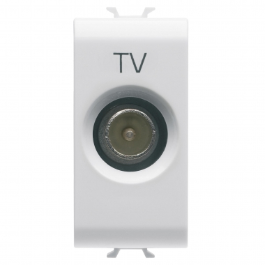 PRESA TV 1M DIR. CONN.MASC.9,5MM B. - GEWISS GW10361 - GEWISS GW10361 product photo Photo 02 3XL