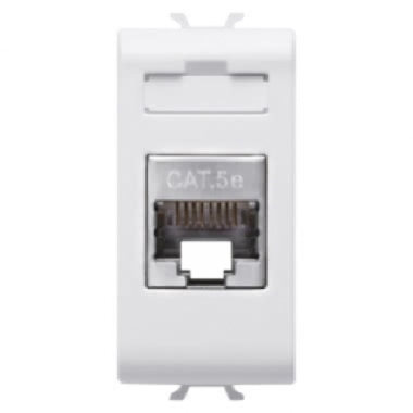 CONNETTORE RJ45 1M CAT.5E FTP BIANCO - GEWISS GW10422 product photo Photo 01 3XL
