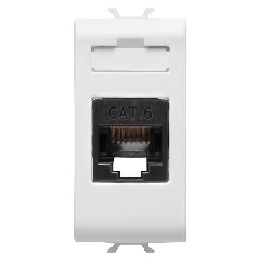 CONNETTORE RJ45 1M CAT.6 UTP BIANCO - GEWISS GW10423 - GEWISS GW10423 - GEWISS GW10423 product photo Photo 01 3XL