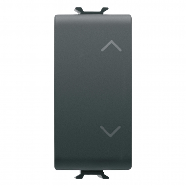 COMMUTATORE 1M 1P 10AX SU-GIU' NERO - GEWISS GW12121 product photo Photo 01 3XL