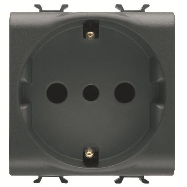 PRESA 2M 2P+T 16A P30 ST.ITA./TED.NERO - GEWISS GW12205 - GEWISS GW12205 - GEWISS GW12205 product photo Photo 01 3XL